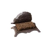 Cast Iron Hedgehog Boot Brush 25x16x16cm Rustic Door Heavy Mud Shoe Scraper Welly Cleaner