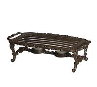 Cast Iron Hot Plates Chafing Dish Trivet Tea Light Candle Holders (Large) | Cast Iron, Recycled Metal, Antique Brown, Vintage Style, Tealight Holder