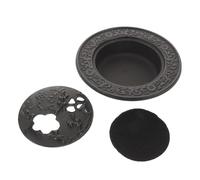 Cast Iron Incense Burner Bowl Black Ritual Cauldron