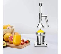 Cast Iron Juicer Hand Press,Manual Juicer Stainless Steel Lemon Squeezer,Heavy Duty Countertop Lime Citrus Crush Machine for Fresh Lemonade Orange Juice,Easy to Clean,Home and Kitchen