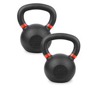 Cast Iron Kettlebell 2-40kg, Strength Training Weight for Home Gym | Free Weights for Full-Body Workouts, Functional Fitness, Muscle Building, HIIT, Strength, Conditioning & Resistance Training