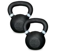 Cast Iron Kettlebell 2-40kg, Strength Training Weight for Home Gym | Free Weights for Full-Body Workouts, Functional Fitness, Muscle Building, HIIT, Strength, Conditioning & Resistance Training