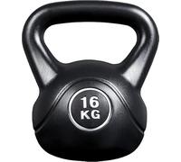 Cast Iron Kettlebell Range 4kg-20kg - Professional Grade Weights for Strength, Cross Training, Muscle Building & Fat Loss (16 KG)