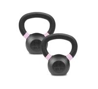 Cast Iron Kettlebell - Single or Pair - 4kg-32kg Weight Training Equipment for Home Gym Strength, Fitness, Full-Body Workouts & Functional Training (Pair, 2kg)