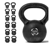 Body Revolution - Cast Iron Kettlebell Weight Set - 10kg Kettlebells - Cardio, Aerobics & HIIT Kettle Bell Exercise Weights & Gym Equipment