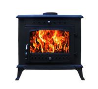 Cast Iron Log Burner 10KW Wood Stove Multifuel Fire Place