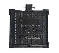 Cast Iron Manhole Cover & e 11Ton Capaci NonSlip Septic Tank Cover for Driveway Yard Sidewalk30x30 cm (12x12 in) Reced Sewa Basin Solut