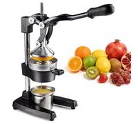 Cast Iron Manual Juicer, Heavy Fruit Press, Commercial Grade Professional Orange Squeezers, Removable Stainless Steel Citrus juice press, for Home,Business,Cafes and Bars,Camping,with Cup