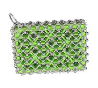 Cast Iron Mesh Chain Scrubber, Stainless Steel Potting Scrubber, Versatile Cast Iron Kitchen Scrubber, Metal Stove Scrubber, Portable Chain Scrubber