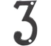 Cast Iron Metal Number 5 for House Doors and Room Marking | Pre Drilled Screw Hole, Weather Resistant Use, Shiny Smooth Finish, for Plaques and Outdoor Addresses