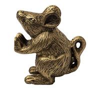 Cast Iron Mouse Door Stop - Decorative Rustic Door Stop - Stop Your Bedroom, Bath and exeterior Doors in Style - Vintage Gold Color