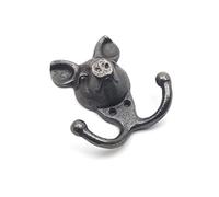 Cast Iron Novelty Pig Coat Hook - 110mm x 100mm
