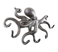 Cast Iron Octopus Hook 11 Inch - Decorative Hook - Sealife Metal Wall Hook