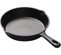 Cast Iron Pan Fried Egg Pan Single Pan Round Frying Pan Mini for Fish Meat Gas Grill Suitable for Oven and Induction (20 cm)