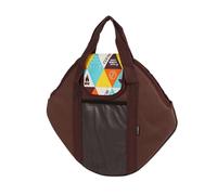 Cast Iron Pan Storage Bag - Cast Iron Pan Backpack, Mother of Pearl Pan for Cast Iron Pans | Abrasion-Resistant Outdoor Storage for Cast Iron Pans, Camping Chef, Small, see