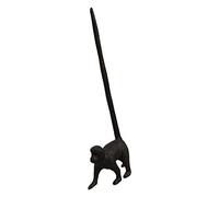 Cast Iron Paper Towel Holder Animals Toilet Paper Holder Free Standing Bathroom Accessory Kitchen Roll Paper Holder (Monkey)