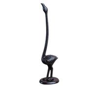 Cast Iron Paper Towel Holder Animals Toilet Paper Holder Free Standing Bathroom Accessory Kitchen Roll Paper Holder (Crane)