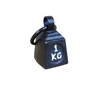 Cast Iron Paperweight 1kg Ring Scale Weight Vintage Novelty Door Stop Bookend