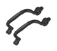 Cast Iron Pull Handle 150mm Black Rustic Barn Door | Solid for forged iron, 150mm length, matte black finish, resists bending, for ideal for heavy doors(WZ234)