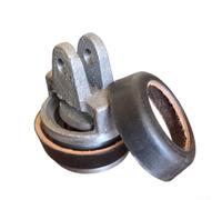 Cast Iron Replacement Piston For Handle Water Pump With Black Cuff 75 Mm Diameter Garden Irrigation Kit Long Lasting Rust Resistant Coating For Farm Field Outdoor Use Easy Install Part