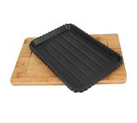 Cast Iron Reversible Griddle Pan with Non-Stick Coating for Gas, Induction Electric Hobs Healthy Low Fat Cooking Camping Cooking On The Hob Frying Pan