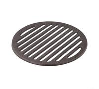 Cast Iron Round Grill Mesh for BBQ Grills, Black Barbecue Cooking Grid for Roasting Meat, Compatible with Various Grill Models, 1-Piece(17CM)