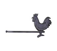 Cast Iron Rustic Toilet Roll Holder Chicken Home Decoration