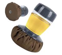 Cast Iron Scrubber- Multi-functional Cooking Oil Applicator, Non-scratch Scrubbing Brush With Oil Distributor, Cast Iron Skillet Scrubber | For Restaurant Barbecue Outdoor Grill Kitchen Baking BBQ Coo