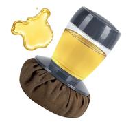 Cast Iron Scrubber, Non-Scratch Scrubbing Brush, Skillet Scrubber with Oil Distributor, Organizer for Restaurant Barbecue Outdoor Grill Kitchen Baking Bbq Cookware Oven Stove Home, Easy Cleaning