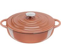 Cast Iron Shallow Casserole Dish Oven Pot 28cm 3.8l LOV Tefal Terracota