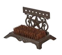 Cast Iron Shoe Scraper Coir Bristle Garden Boot Brush (DM95)