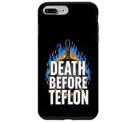 Cast Iron Skillet Cooking Death Before Nonstick Pan Case for iPhone 7 Plus/8 Plus