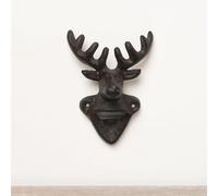Cast Iron Stag Bottle Opener - 14cm Rustic Deer Head Bar Tool Gift Idea