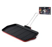 Cast iron stainless steel grill pan model Dietella with enamel bottom