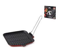 Cast iron stainless steel grill pan model Dietella with enamel bottom