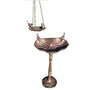 Cast Iron Stand & Hanging Garden Wild Bird Bath Set