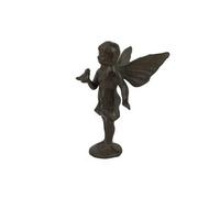 Cast Iron Standing Fairy Dark Rust
