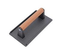 Cast Iron Steak Smash Burger Press 21 * 10.5cm Comfortable Handle Heavy Cast Iron Bacon Press Large Surface Area Meat Press Enough Weight Grill Press for Sandwich Maker, Bacon, Steak