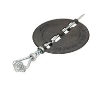 Cast Iron Stove Pipe Damper for Wood Burning Stoves Flue Damper Chimney Flap Round Fireplace Replacement Pellet Stove Spin Damper Manual Round for Exhaust Pipe air Vents (142mm for 6 inch)