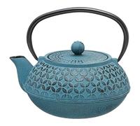 Cast Iron Teapot with Removable Filter 1 L Capacity Blue