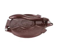 Cast Iron Tortilla Maker Press, 10 Inch Super Sized Heavy Duty Quesadilla Maker, Manual Pre Seasoned Roti and Pataconera for Homemade Flatbreads, Rotis, Empanadas