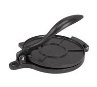 Cast Iron Tortilla Press, Roti Maker Quesadilla Flour Tool Make Indian Style Tortillas Homemade Mexican Set Scraper Rolling Pin Aluminum Rotis Press Frizz Tortilla Folder (16cm)