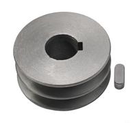 Cast Iron V-Belt Pulley Tool Type Double Groove a Pulley for Motor Power Belt Accessories Heavy Duty Dual Slot Style Suitable for a Type for V-Belt Plus for Timing (83x31x24mm)