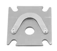 Cast Iron Valve Plate for Air Compressors 48x62mm Hole Pitch Compatible Having 3 Over 8 Thread Cylinder Heads (16mm OD) Replacement Hardware for Workshop Air Tools