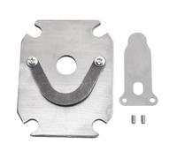 Cast Iron Valve Plate Set for Air Compressor Repair, 48x72mm Air Pump Replacement Parts Including Tongue Shape and V Shape Plates, Pneum