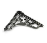 Cast Iron Victorian Style Heritage Shelf Brackets - Pair of Antique Shelf Brackets - 100mm x 90mm