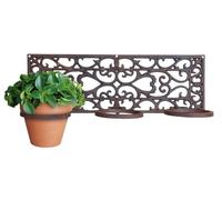 Cast Iron Wall Mounted Pot Holder - 3 Pots