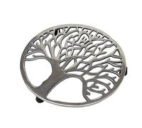 Cast Metal Tree Trivets for Hot Dish Pot Pan, Heat Resistant Teapot Trivets Rustic Hot Dish Plate Holder for Kitchen Dining Table, Countertop Hot Pot Holder by Living Ideas