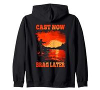Cast now brag later Zip Hoodie