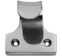 Cast Sash Window Lift Pull Handle 32mm Fixing Centres 48 x 45mm Polished Chrome